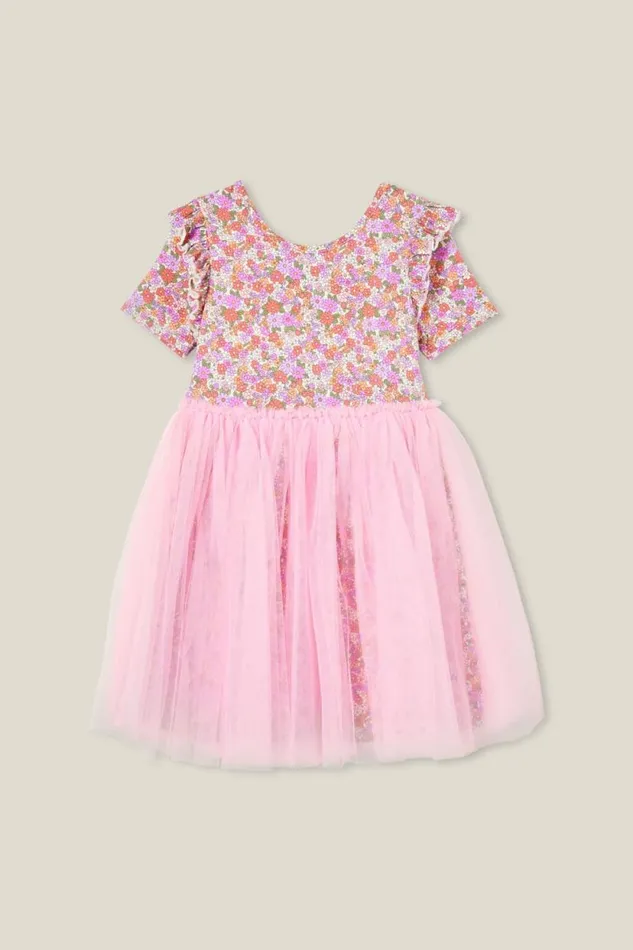 Sophia Dress Up Dress Blaire Ditsyblush Pink Girls Cotton On Dresses