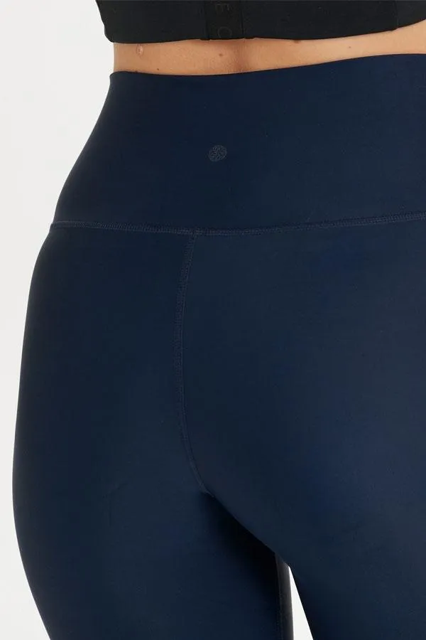 Sosandar Activewear Women Dark Sapphire Super Sleek High Shine Activewear Leggings