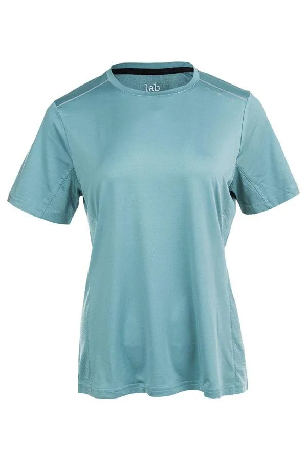 Sosandar Activewear Women Mint Blue Breathable Activewear T Shirt Blue