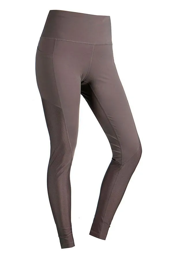 Sosandar Activewear Women Zoe Mocha High Waisted Body Sculpting Activewear Leggings Sosandar Activewear Women Zoe Mocha High Waisted Body Sculpting Activewear Leggings