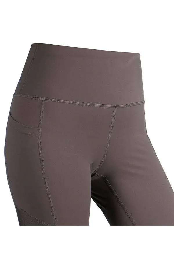 Sosandar Activewear Women Zoe Mocha High Waisted Body Sculpting Activewear Leggings