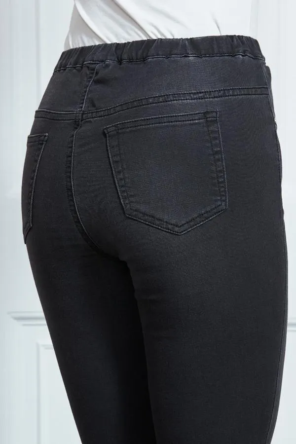Sosandar Jeans and Jeggings Women Charcoal Grey Perfect Jeggings Charcoal Grey