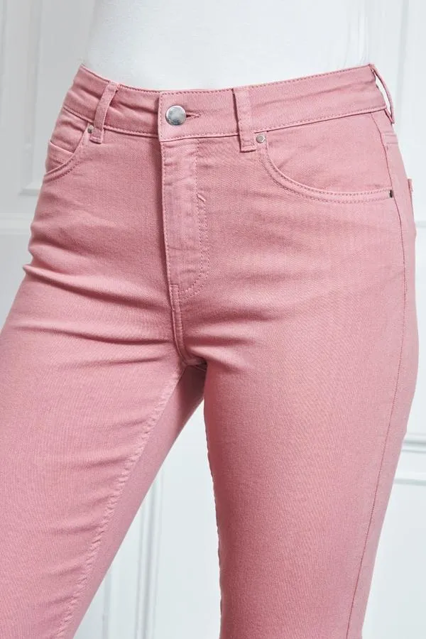 Sosandar Jeans and Jeggings Women Dusky Pink Perfect Skinny Jeans