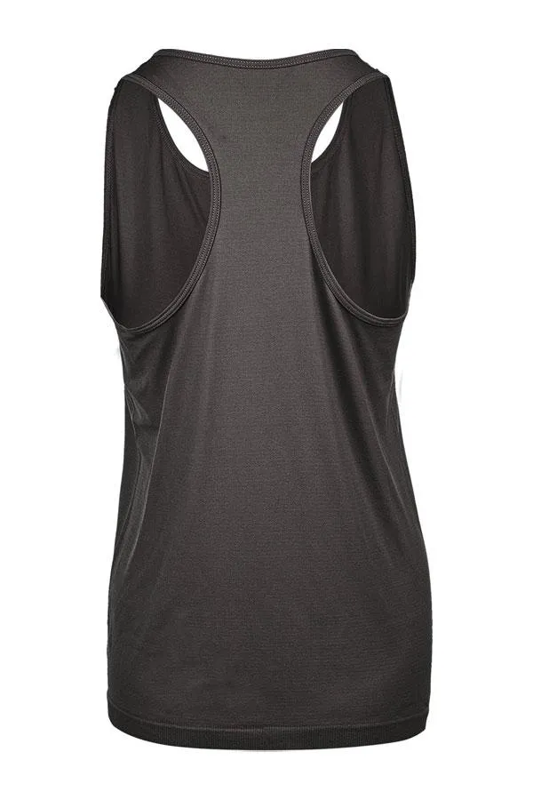 Sosandar Loungewear Women Dark Grey Racerback Perfect Athleisure Vest Top Grey