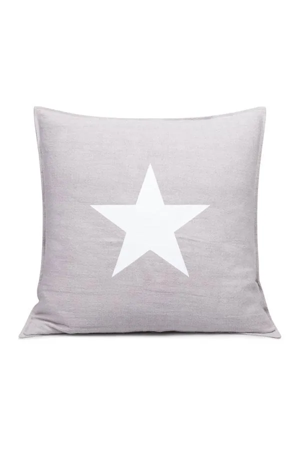 Sosandar Nightwear Women Grey and Silver Star Square Cushion Grey Silver