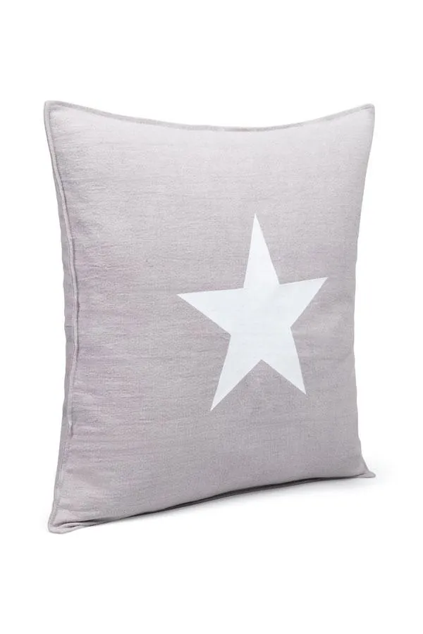 Sosandar Nightwear Women Grey and Silver Star Square Cushion Grey Silver