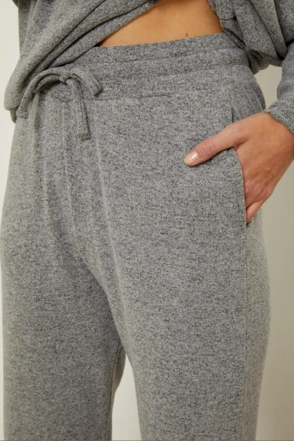 Sosandar Nightwear Women Grey Super Soft Loungewear Joggers Grey