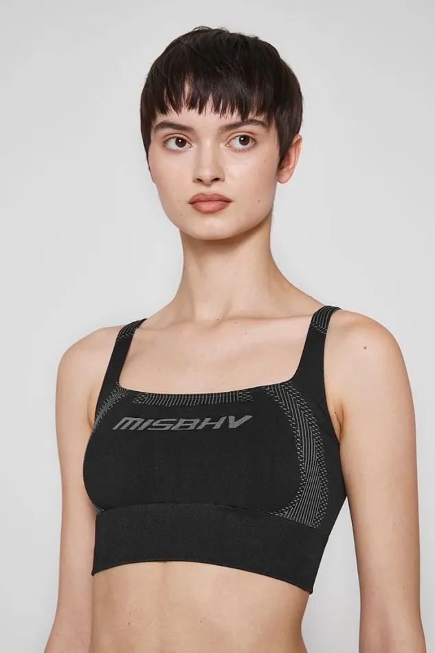 Sport Bra Top Muted Black Women MISBHV Bras