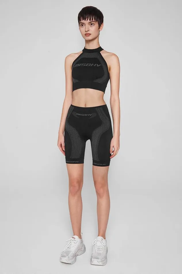 Sport Halter Bra Muted Black Women MISBHV Bras