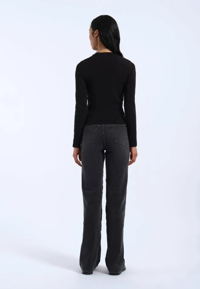 Stella Top 8211 Black Black Women Dr Denim Longsleeves
