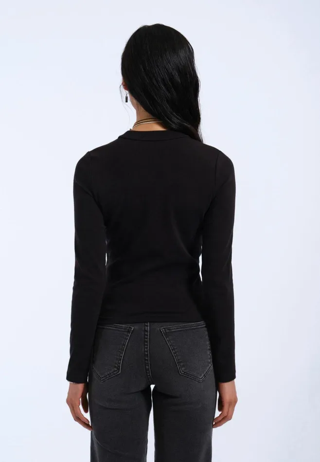 Stella Top 8211 Black Black Women Dr Denim Longsleeves