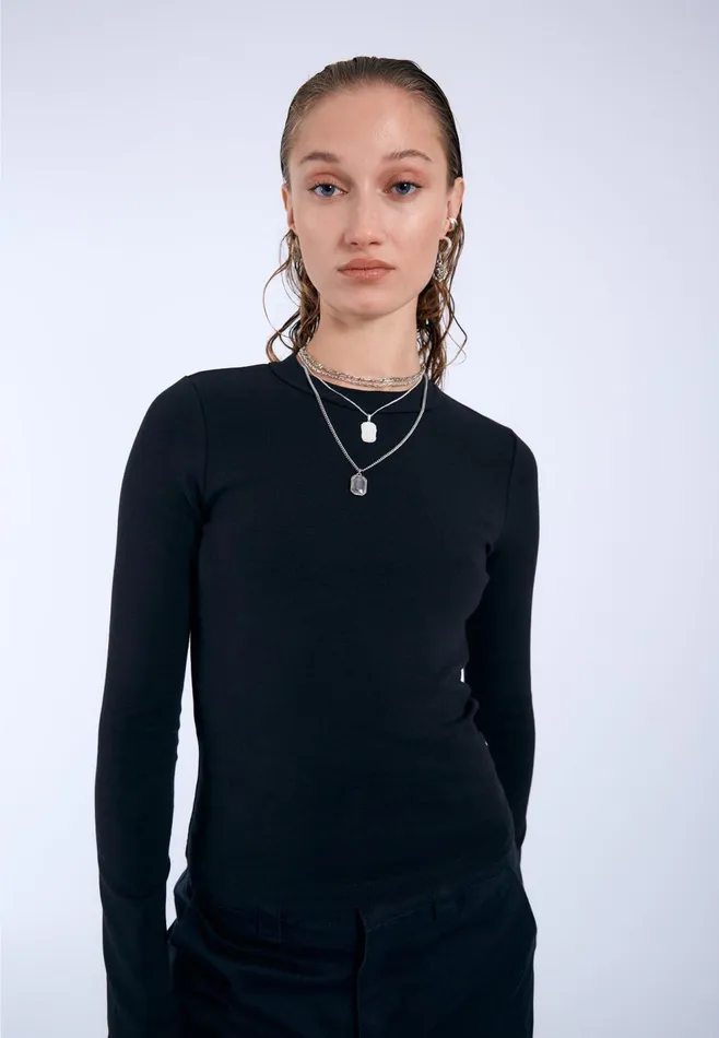Stella Top 8211 Black Black Women Dr Denim Longsleeves