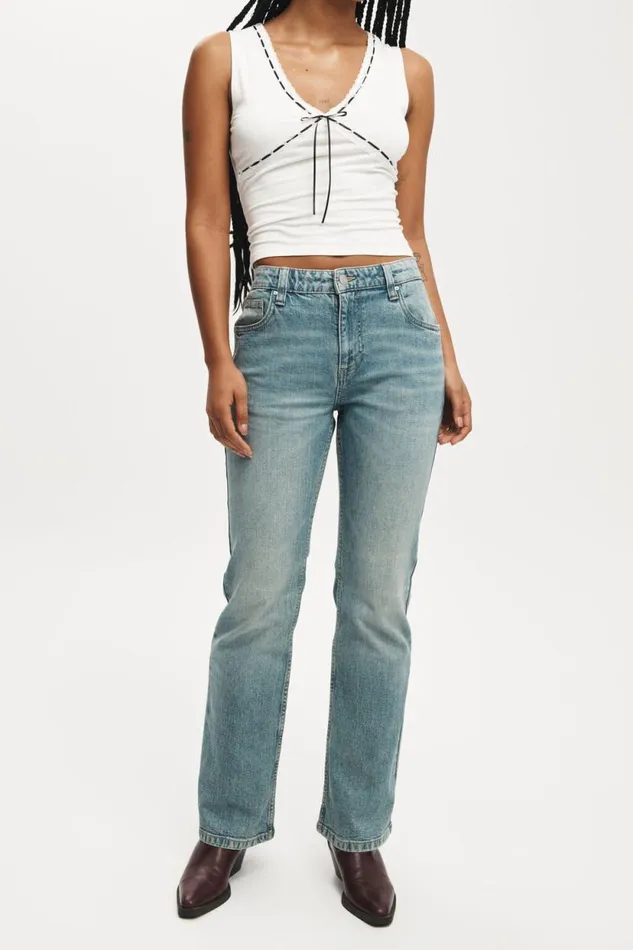 Stretch Bootcut Flare Jean Jewel Blue Women Cotton On Pants Stretch Bootcut Flare Jean Jewel Blue Women Cotton On Pants