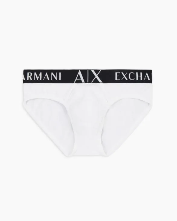 Stretch Cotton Briefs White Men Armani Intimates And Loungewear