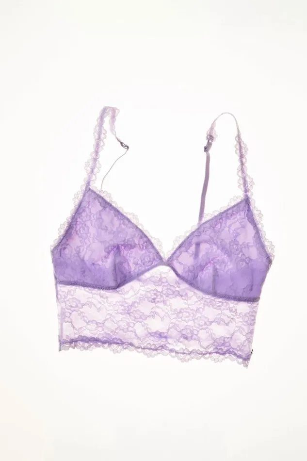 Stretch Lace Longline Bralette Lilac Breeze Women Cotton On Bras