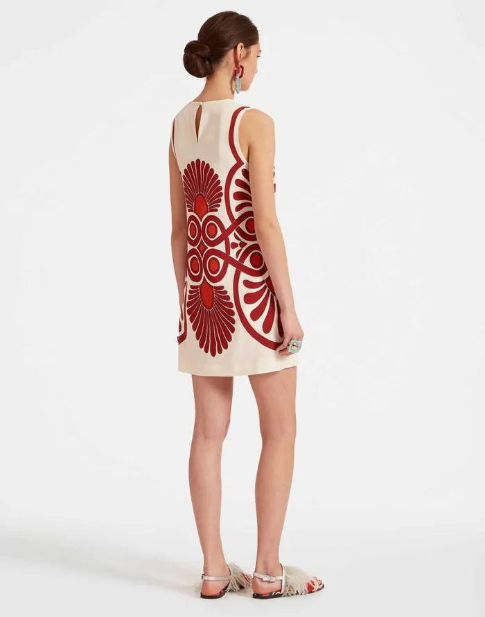 Stretch Tunic Medallion Place Cream Women La Double J Dresses Stretch Tunic Medallion Place Cream Women La Double J Dresses