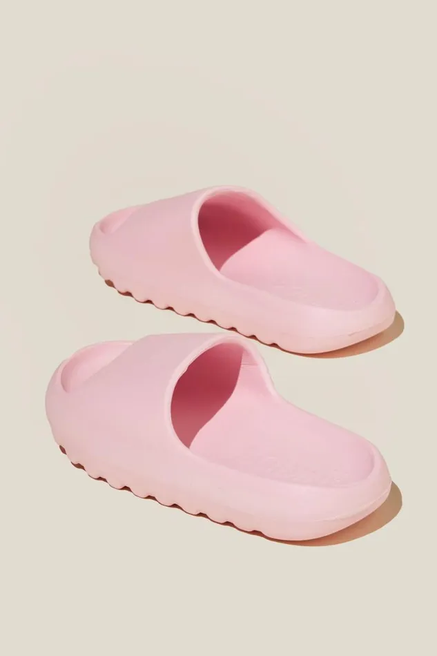 Sunny Beach Slide Blush Pink Girls Cotton On Flats and Sandals Sunny Beach Slide Blush Pink Girls Cotton On Flats and Sandals