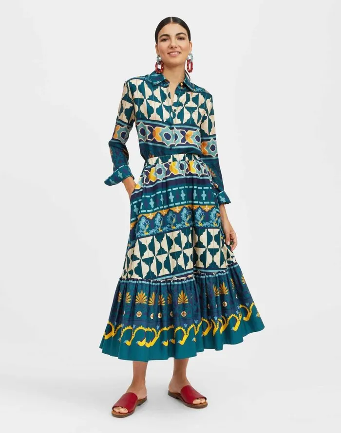 Sunset Skirt Casareale Place Emerald Women La Double J Skirts
