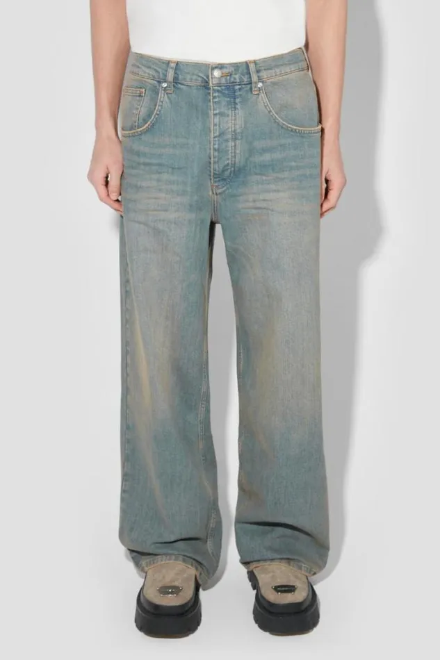 Sunset Wash Baggy Denim Trousers Blue Men MISBHV Trousers