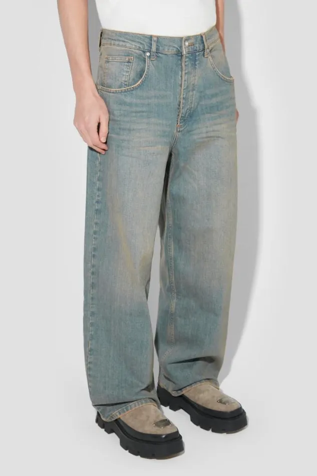 Sunset Wash Baggy Denim Trousers Blue Men MISBHV Trousers