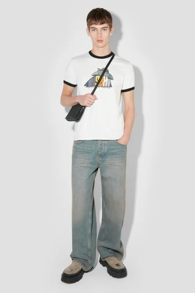 Sunset Wash Baggy Denim Trousers Blue Men MISBHV Trousers