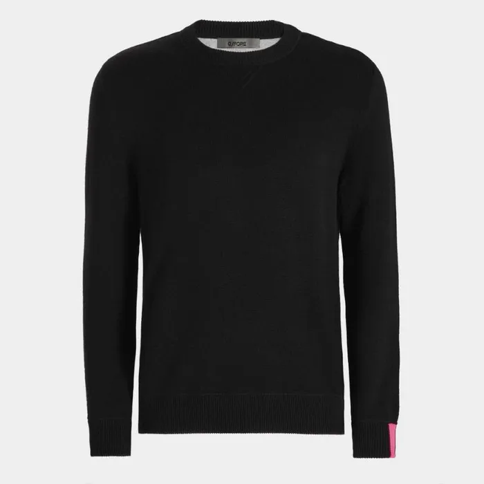 Sweaters Men GFORE FRESH TAKE ON THE CASHMERE CREWNECK SWEATER Onyx
