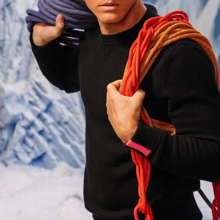 Sweaters Men GFORE FRESH TAKE ON THE CASHMERE CREWNECK SWEATER Onyx Sweaters Men GFORE FRESH TAKE ON THE CASHMERE CREWNECK SWEATER Onyx