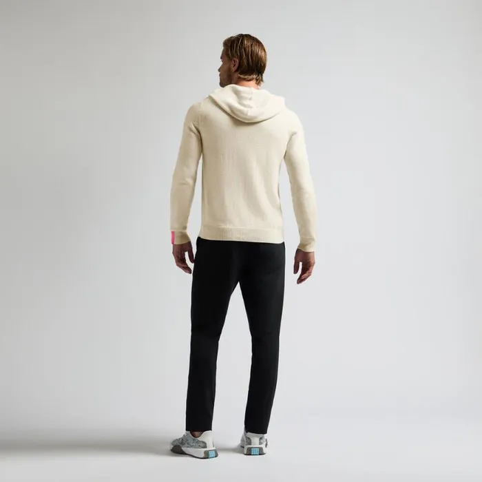 Sweaters MenWomen GFORE WASHABLE CASHMERE HOODED SWEATER Chalk White Sweaters MenWomen GFORE WASHABLE CASHMERE HOODED SWEATER Chalk White