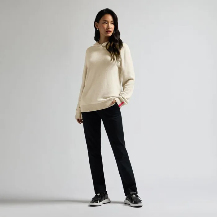 Sweaters MenWomen GFORE WASHABLE CASHMERE HOODED SWEATER Chalk White Sweaters MenWomen GFORE WASHABLE CASHMERE HOODED SWEATER Chalk White