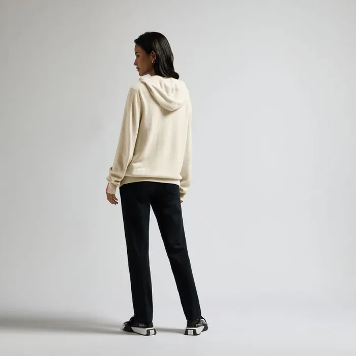 Sweaters MenWomen GFORE WASHABLE CASHMERE HOODED SWEATER Chalk White Sweaters MenWomen GFORE WASHABLE CASHMERE HOODED SWEATER Chalk White