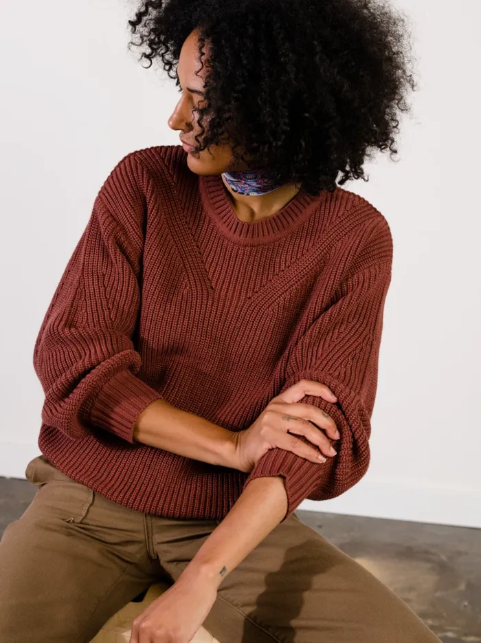 Sweaters Sarah Billow Sleeve Sweater French Lilac Able Women