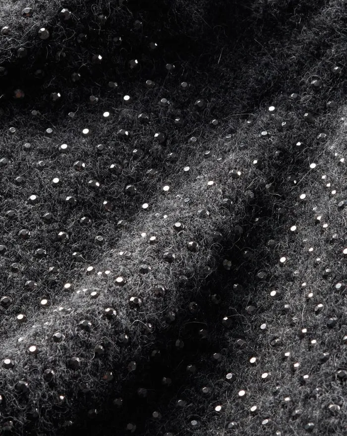 Sweaters Shop Veronica Beard Pablah Embellished Sweater Charcoal