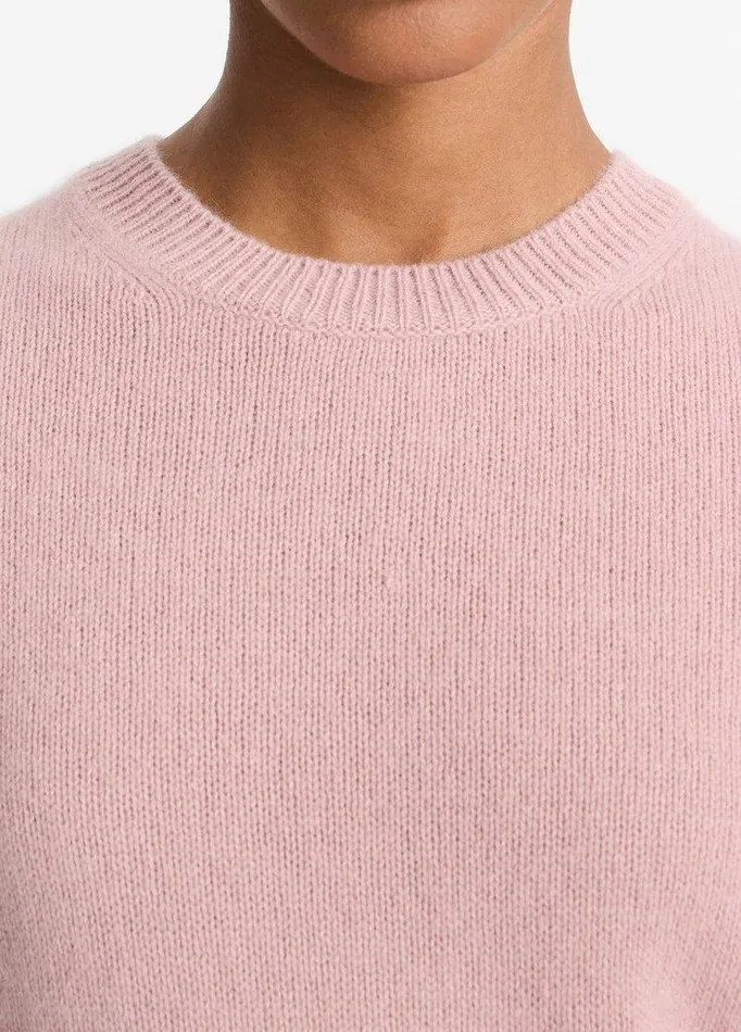 Sweaters Women Vince Cashmere Crew Neck Sweater Dark Orchid Stone Sweaters Women Vince Cashmere Crew Neck Sweater Dark Orchid Stone