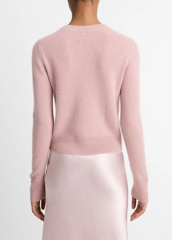 Sweaters Women Vince Cashmere Crew Neck Sweater Dark Orchid Stone Sweaters Women Vince Cashmere Crew Neck Sweater Dark Orchid Stone