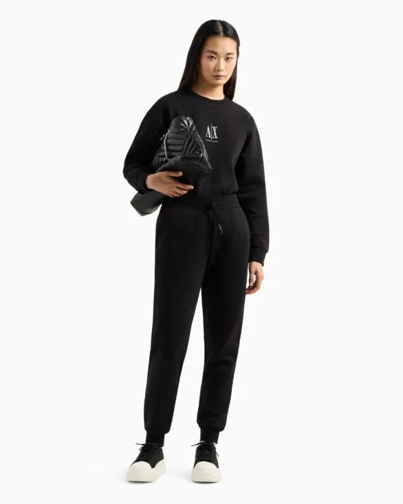 Sweatpants Black Women Armani Matching Sets