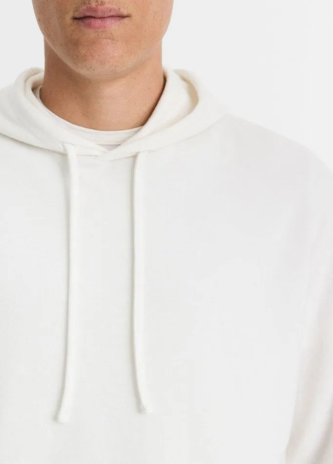 Sweatshirts and Hoodies Men Vince DoubleFace CottonBlend Hoodie Classic Creamoptic White Sweatshirts and Hoodies Men Vince DoubleFace CottonBlend Hoodie Classic Creamoptic White