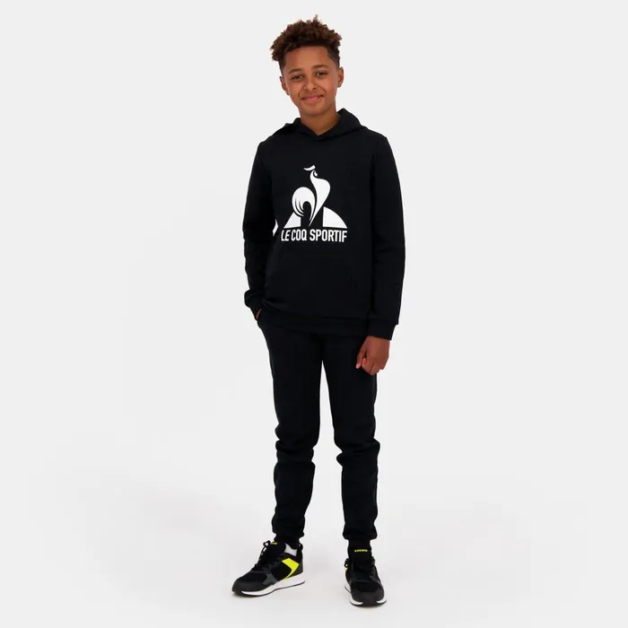 Sweatshirts And Hoodies Kids Le Coq Sportif Essentiels Sweat Capuche Enfant Black Sweatshirts And Hoodies Kids Le Coq Sportif Essentiels Sweat Capuche Enfant Black