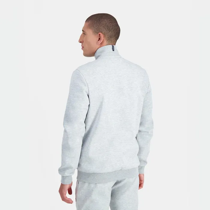 Sweatshirts Men Le Coq Sportif Essentiels ZipUp Sweatshirtshirt Gris Chin Clair