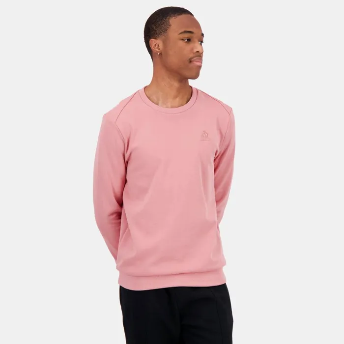 Sweatshirts Men Le Coq Sportif Ton Sur Ton RoundNeck Sweatshirtshirt Rosette