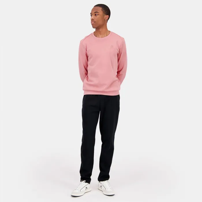 Sweatshirts Men Le Coq Sportif Ton Sur Ton RoundNeck Sweatshirtshirt Rosette