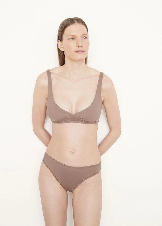 Swim Women Vince Nu Swim Crane Top Taupe Swim Women Vince Nu Swim Crane Top Taupe