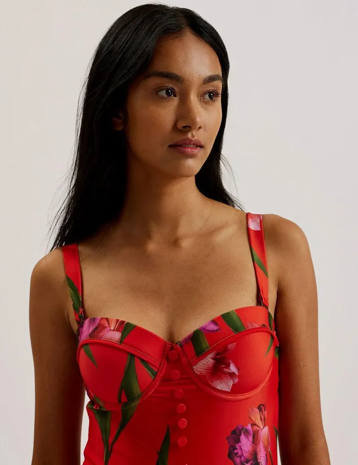 Swimwear and Beachwear Women Ted Baker QUWELLE Brtred