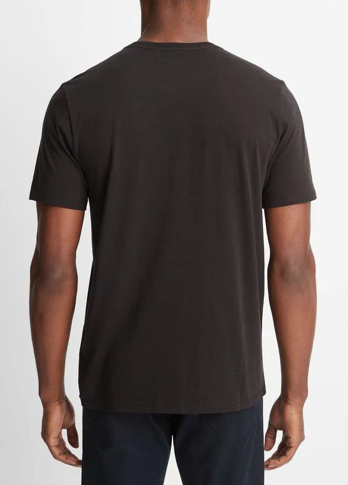 TShirts and Polos Men Vince Pima Cotton Crew Neck TShirt Black TShirts and Polos Men Vince Pima Cotton Crew Neck TShirt Black