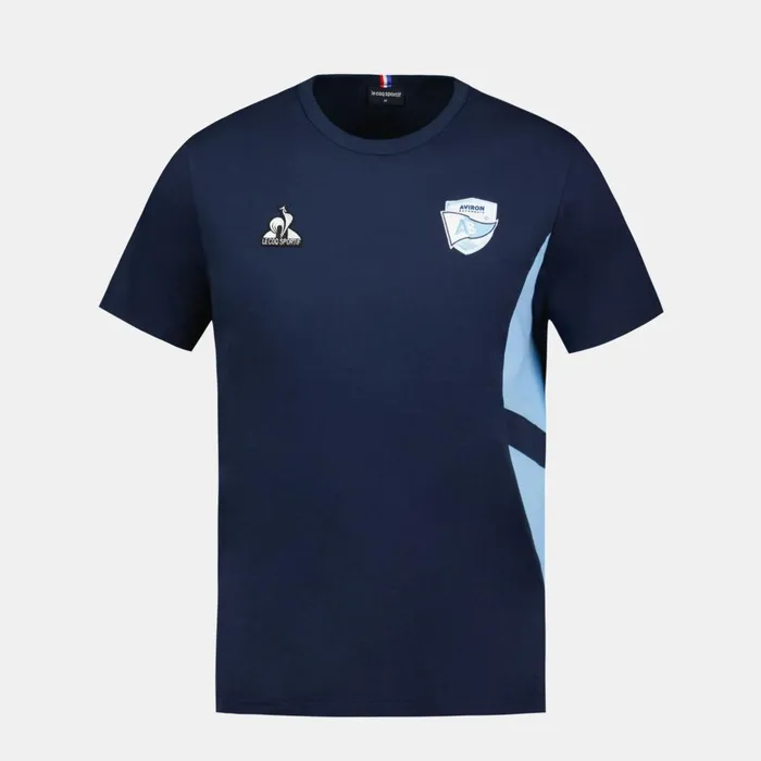 Tshirts And Tops Men Le Coq Sportif Aviron Bayonnais TShirt Dress Blues