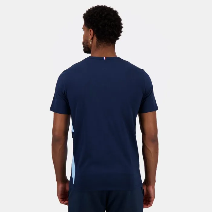 Tshirts And Tops Men Le Coq Sportif Aviron Bayonnais TShirt Dress Blues