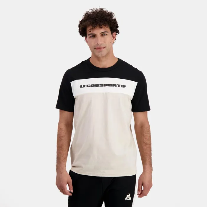 Tshirts And Tops Men Le Coq Sportif Contemporain Tshirt Homme Blackpeyote