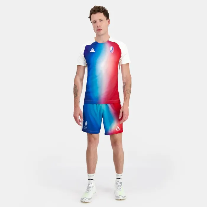 Tshirts And Tops Men Le Coq Sportif France039s Olympic Team Jersey Marshmallow Gradiant Bbr