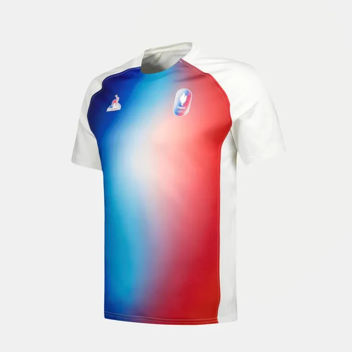 Tshirts And Tops Men Le Coq Sportif France039s Olympic Team Jersey Marshmallow Gradiant Bbr