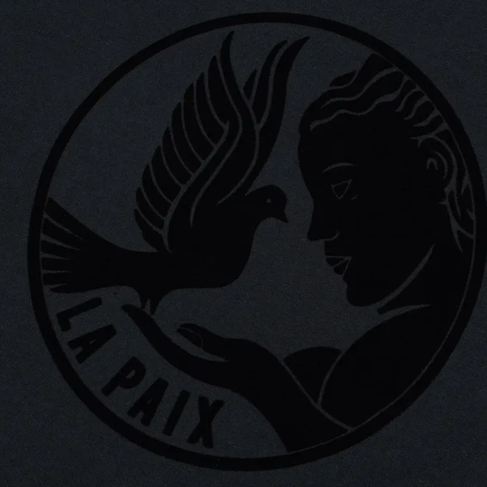 Tshirts And Tops Men Le Coq Sportif Tshirt Motif La Paix Homme Black