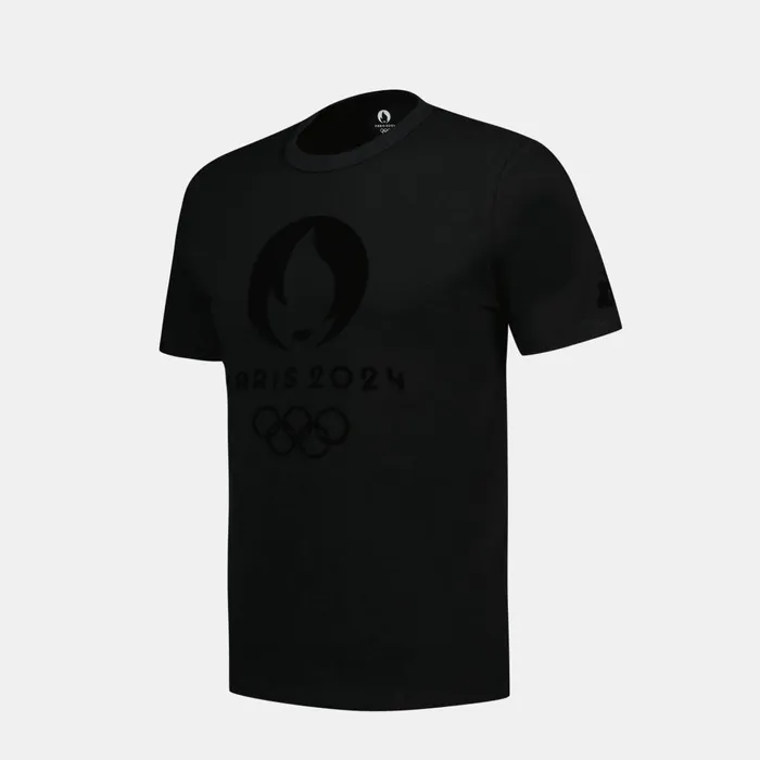Tshirts And Tops MenWomen Le Coq Sportif Paris 2024 TShirt Black